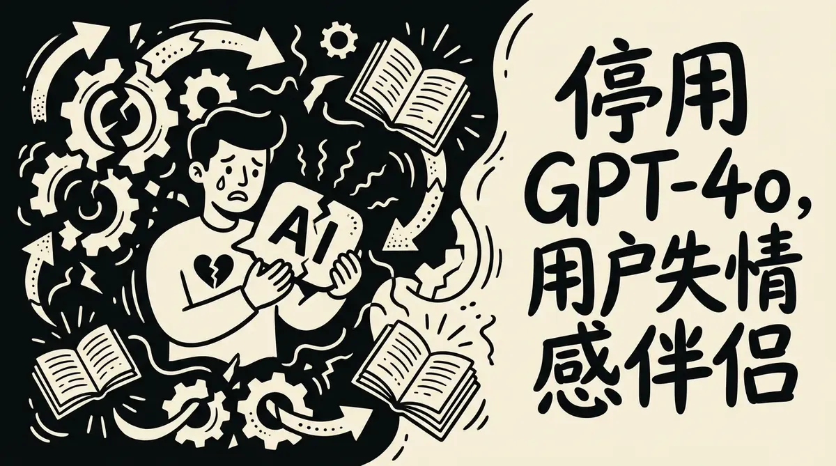 停用 GPT-4o 模型，引发了大量将其视为情感伴侣的用户的悲伤与愤怒 封面图